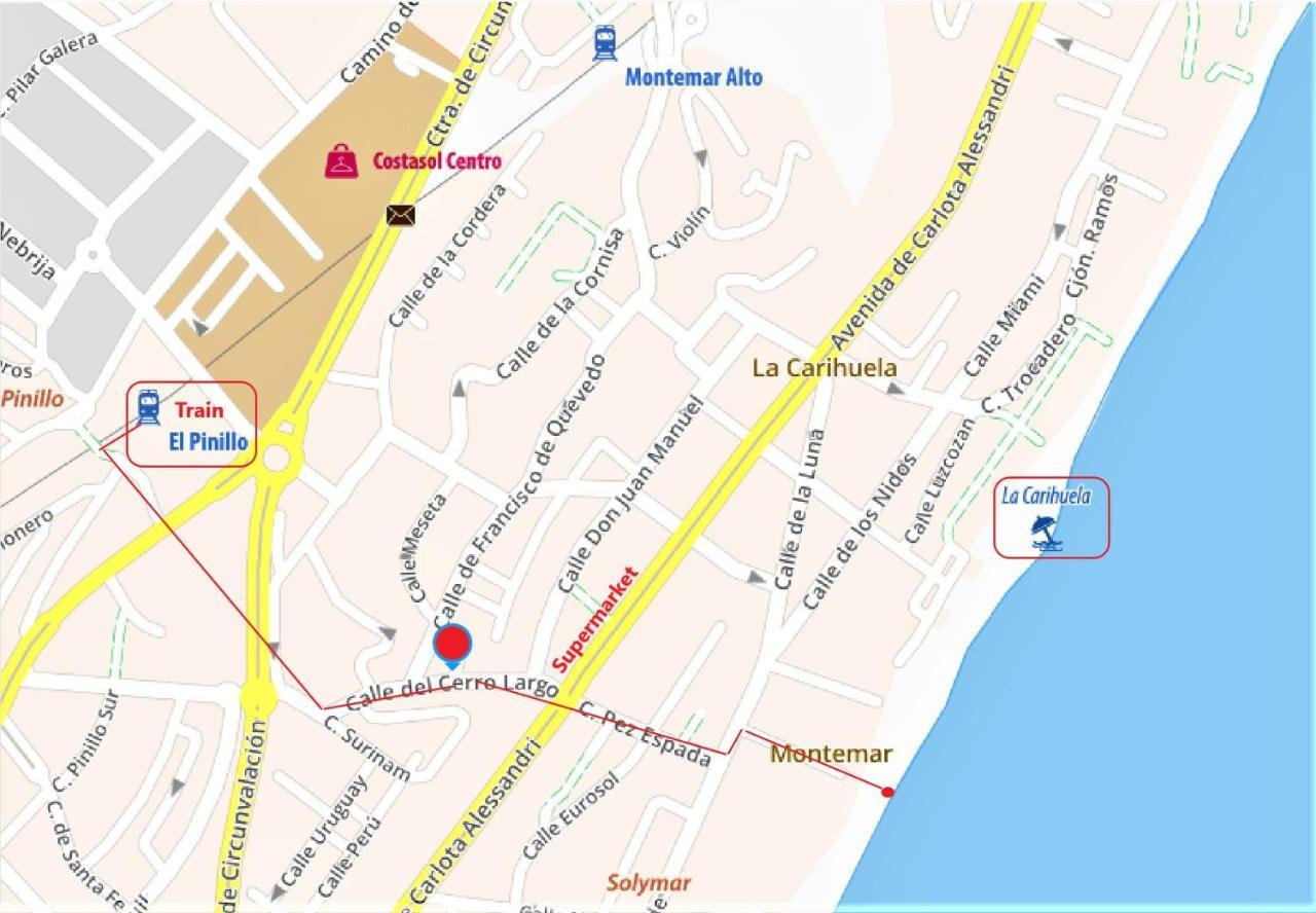 Shiny Studio With Pool & Carihuela Beach At 500M Torremolinos Esterno foto